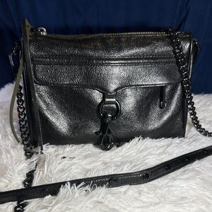 Rebecca Minkoff Black Leather Crossbody Bag